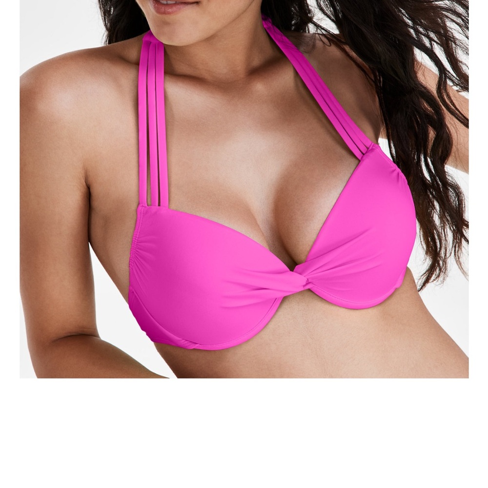 Salt + Cove Strappy Underwire Push-Up Bikini Top